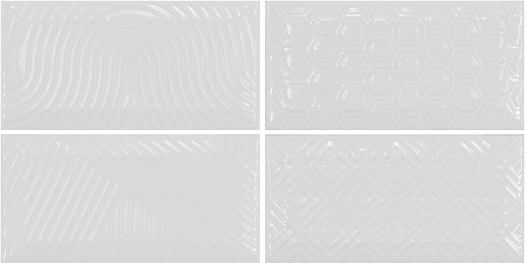 Плитка 7,5x15 Metro Paradise White 21275 (0,5 М2/кор) из коллекции Metro Equipe