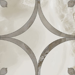 Декор 58,5x58,5 Odissey Roseton Valiant (Ivory+Saphire)