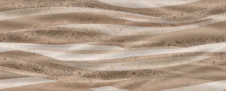 Декор Nicola Krem Fala Wave 20Х50 из коллекции Navassa Cer-Rol