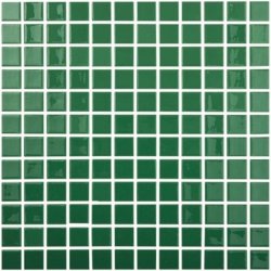 Мозаика 31,5x31,5 Colors Verde Oscuro 602