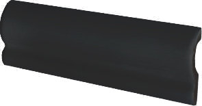 Бордюр 5x20 London Black 217 из коллекции Metro Equipe