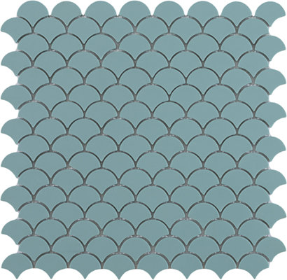 Мозаика 31,5x31,5 Matt Turquoise 6101S из коллекции Soul VIDREPUR