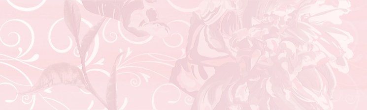 Декор Dec.Flower Pink B 29Х100 из коллекции Privilege Ibero