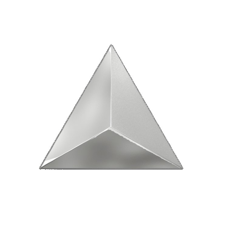 Декор 15x17 Level Silver Laser Glossy из коллекции Evoke ZYX