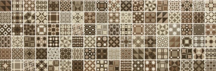 Плитка 20x60 Mosaico Cube Brown из коллекции Gala Newker