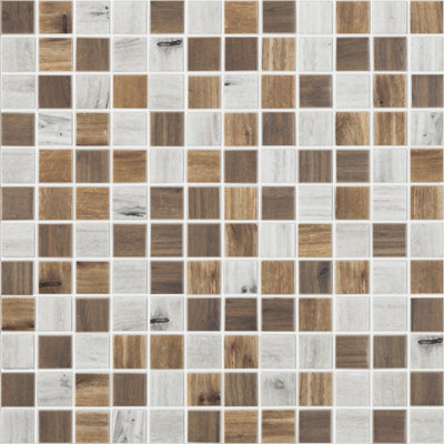 Мозаика 31,5x31,5 Wood Blend Mt из коллекции Impressions Woods VIDREPUR