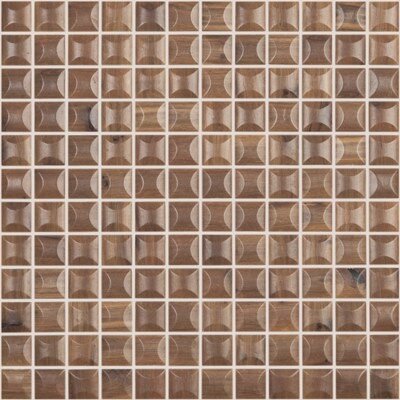 Мозаика 31,5x31,5 Edna Wood Nogal Mt из коллекции Impressions Woods VIDREPUR