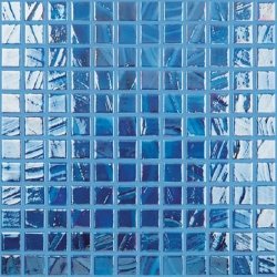 Мозаика 31,5x31,5 Titanium Blue Brush 734