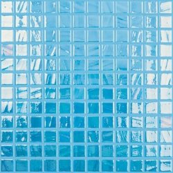 Мозаика 31,5x31,5 Titanium  Sky Blue/turquoise Brush 733