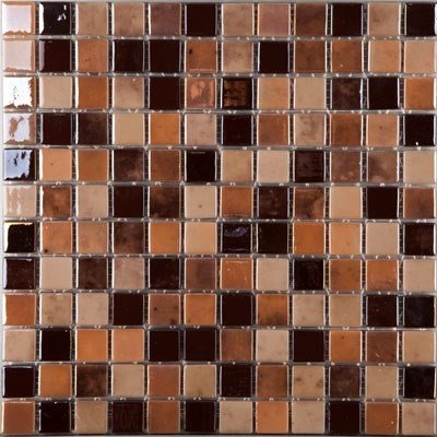 Мозаика 31,5x31,5 Lux Chocolate 406 из коллекции Lux Vidrepur VIDREPUR