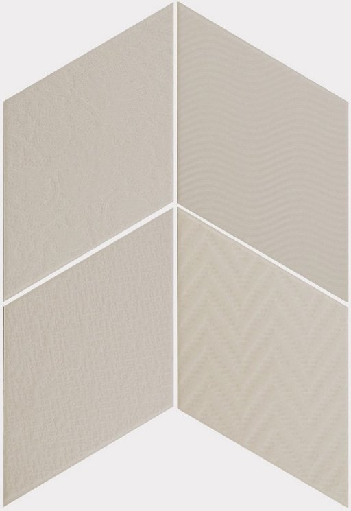 Плитка 14x24 Rhombus Light Grey из коллекции Rhombus Equipe