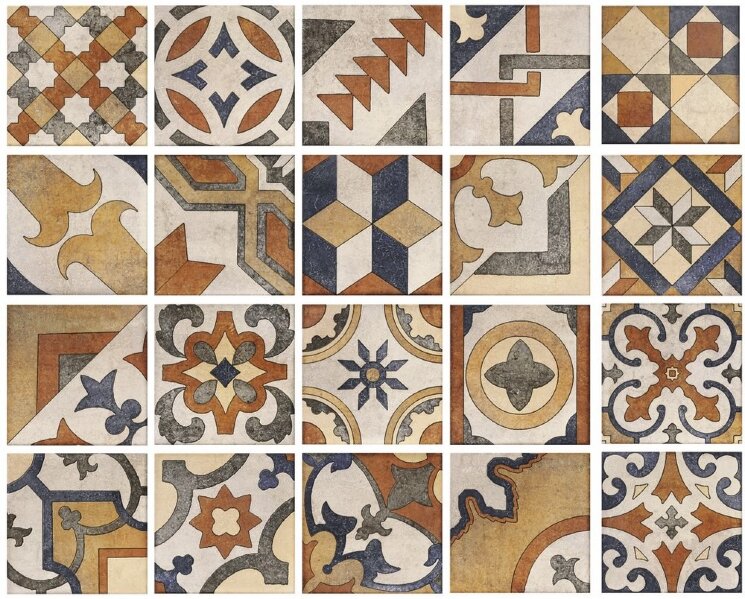 Плитка 15x15 Decor Heraldo из коллекции Rialto Mainzu