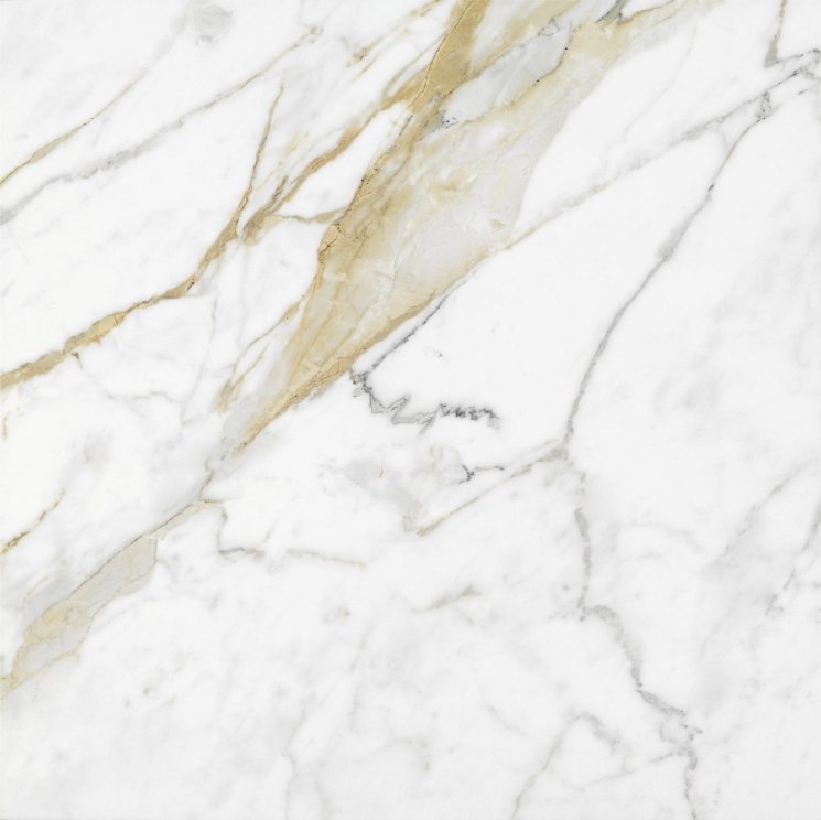 Плитка 72x72 Bistrot Calacatta Michelangelo Glossy R4Rj из коллекции Bistrot Ragno