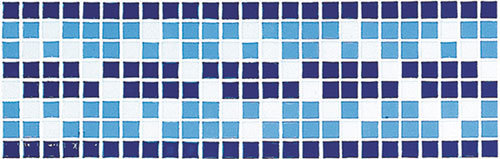 Мозаика 21,13x26,42 Cenefa-6 Malla 100/106/803 из коллекции Borders VIDREPUR