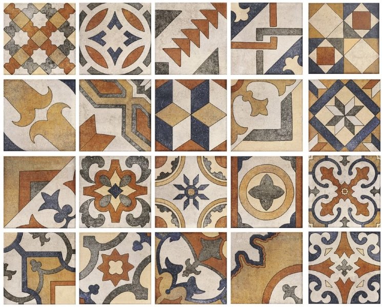 Плитка 20x20 Pav.heraldo из коллекции Rialto Mainzu