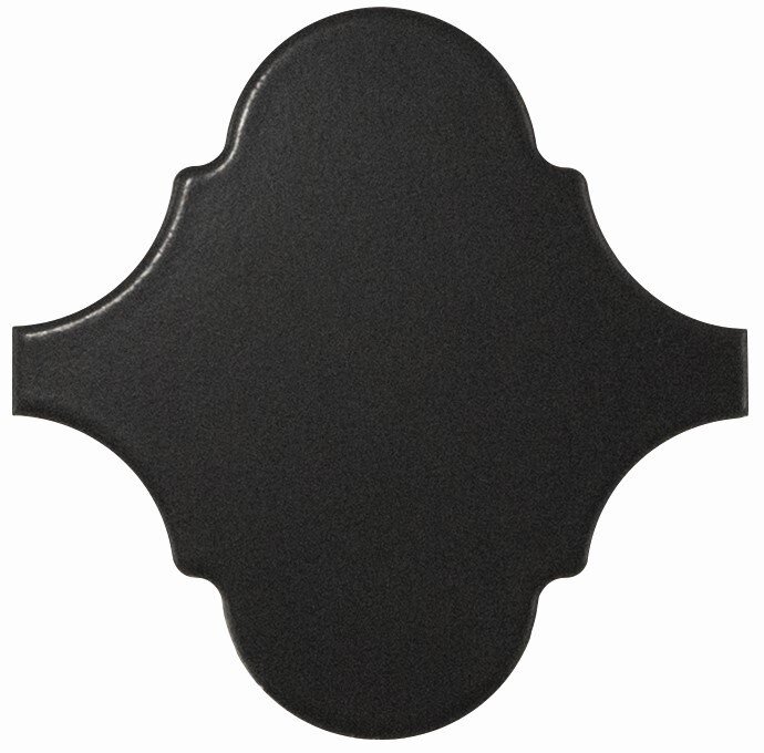 Плитка 12x12 Scale Alhambra Black Matt из коллекции Scale Equipe