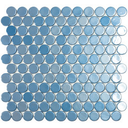 Мозаика 30,1x31,3 Br Dark Blue Circle 6004C