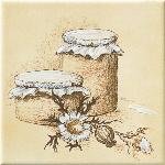 Декор WIT1B260 15x15 Classic из коллекции Classic Rako