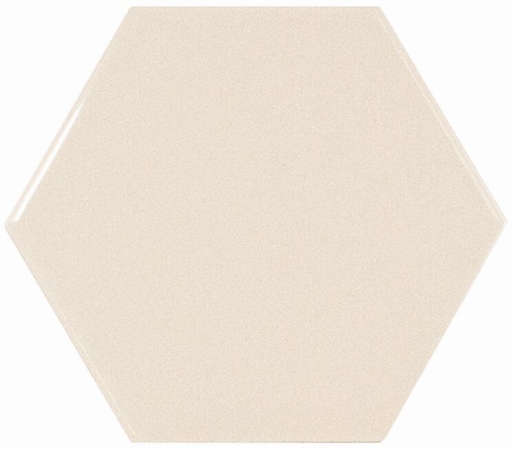 Плитка 10,7x12,4 Scale Hexagon Ivory  (0,5 М2/кор) 21914 из коллекции Scale Equipe